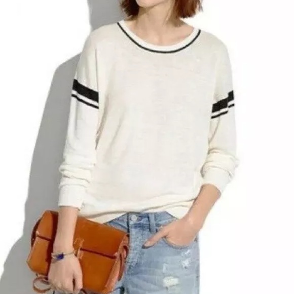 Madewell Tops - Madewell striped inset pullover